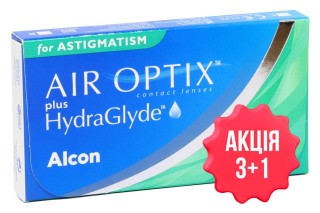 Контактные линзы Air Optix plus HydraGlyde for Astigmatism - linza.ua